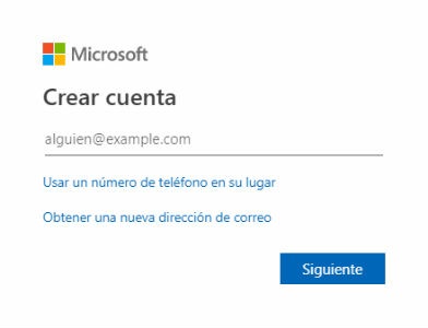 Registrar correo en hotmail outlook